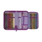 Preview: DerDieDas Puple Unicorn Etui Innenansicht